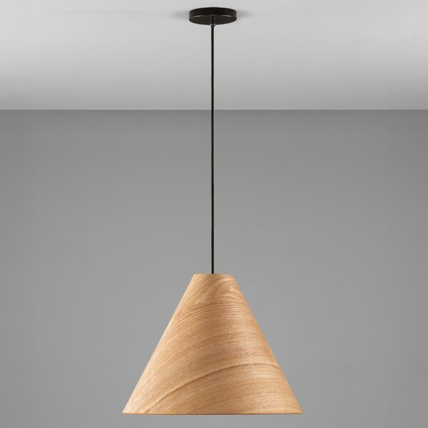 Dřevěné závěsné světlo Nova Luce Elysian 45 cm