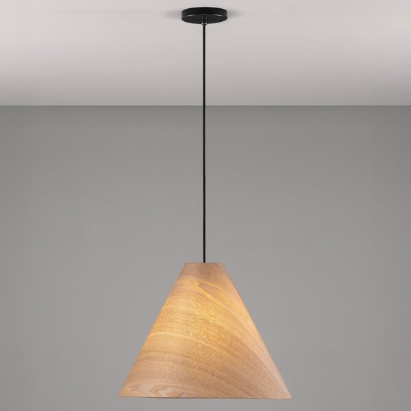 Dřevěné závěsné světlo Nova Luce Elysian 45 cm