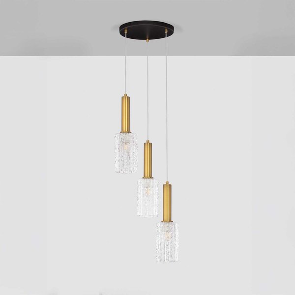 Nova Luce Certa E27 skleněné závěsné svítidlo 3