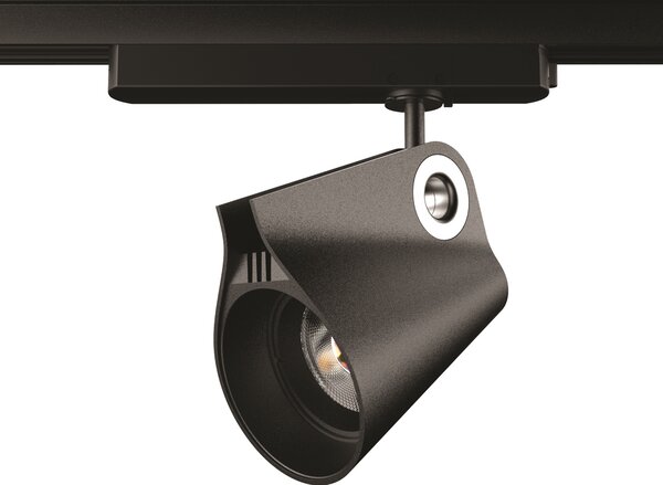 Mantra 7317 3F Ípsilon, výkonný LED reflektor 35W 3000K 38°, černá, průměr 9,2cm