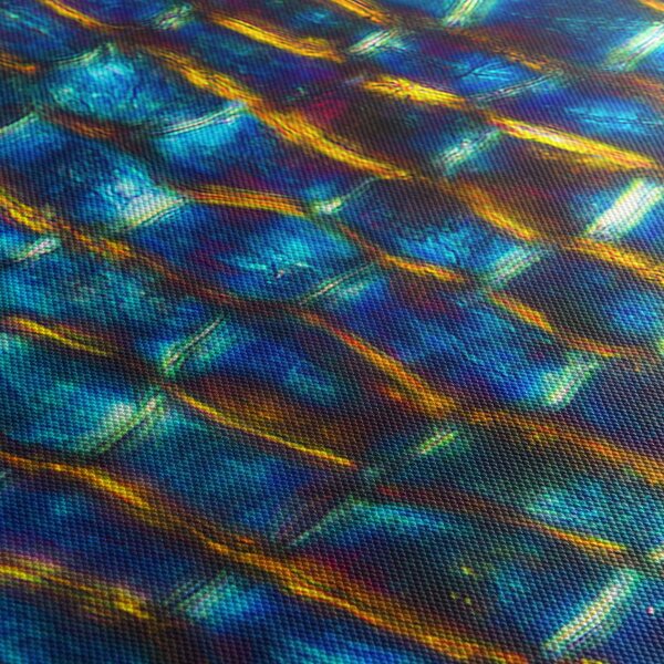 Obraz - Buněčná stěna (s hodinami) (90x30 cm)