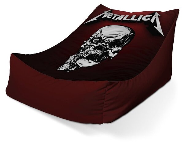 Sedací vak Lounge Metallica Death Metal - dětský, černá