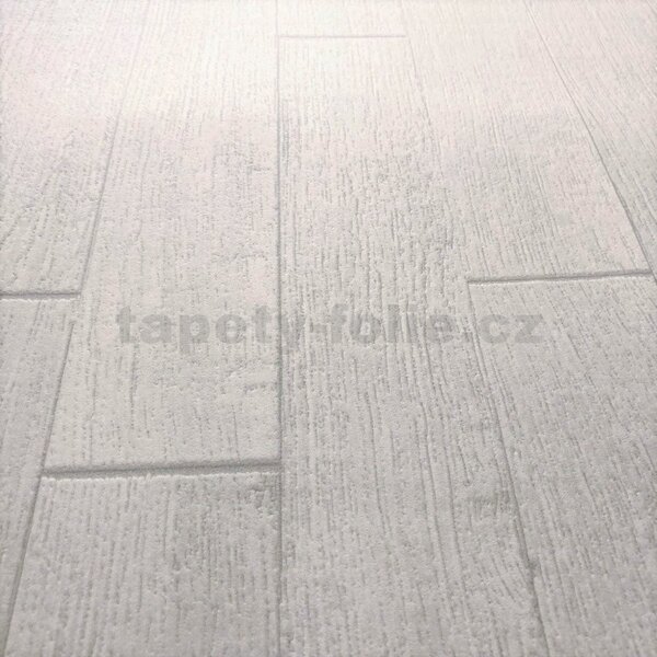 Vliesové tapety na zeď IMPOL 35584-2, 3D dřevěný obklad bílý, rozměr 10,05 m x 0,53 m, A.S.Création