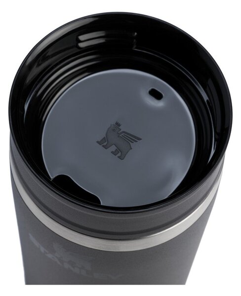 Černý termo hrnek z nerezové oceli 230 ml Café-To-Go Travel Mug Black 2.0 – Stanley