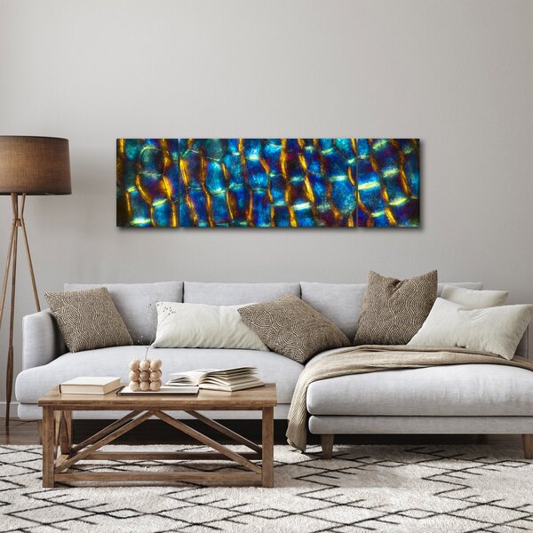 Obraz - Buněčná stěna (170x50 cm)