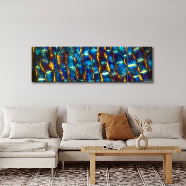 Obraz - Buněčná stěna (170x50 cm)