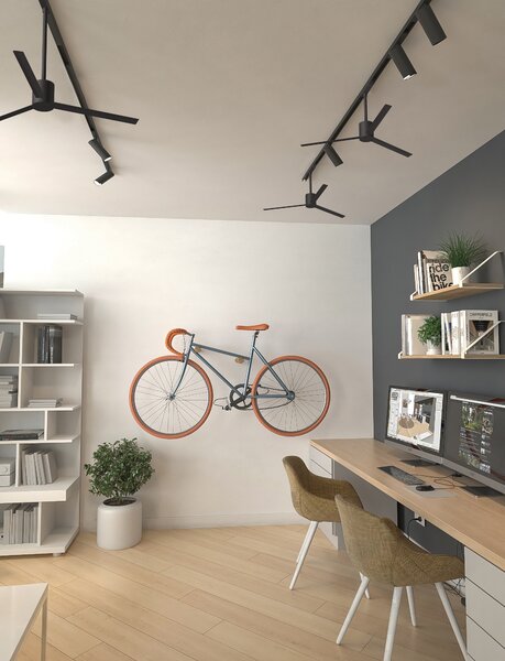 Mantra 8926 3F ventilátor do kolejnice s DO 12W, bílá, průměr 84cm