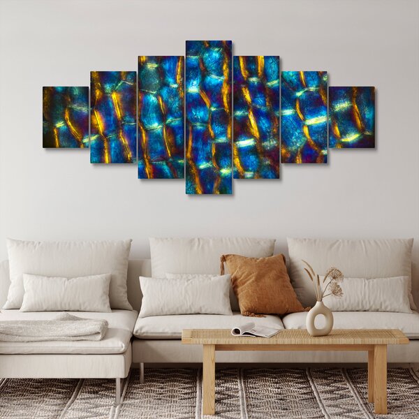 Obraz - Buněčná stěna (210x100 cm)