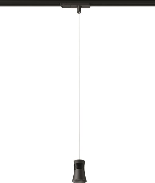 Mantra 7782 3F Pagoda, závěs do kolejnice LED 12,5W 3000K, černá, průměr 7,4cm