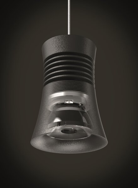 Mantra 7782 3F Pagoda, závěs do kolejnice LED 12,5W 3000K, černá, průměr 7,4cm