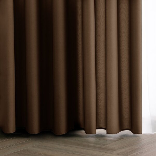 Hnědý dimout závěs 140x250 cm Carli – Restilo