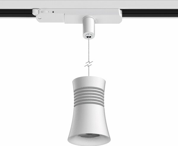 Mantra 7780 3F Pagoda, závěs do kolejnice LED 12,5W 3000K, bílá, průměr 7,4cm
