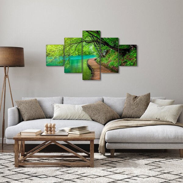 Obraz - Plitvická jezera (125x70 cm)