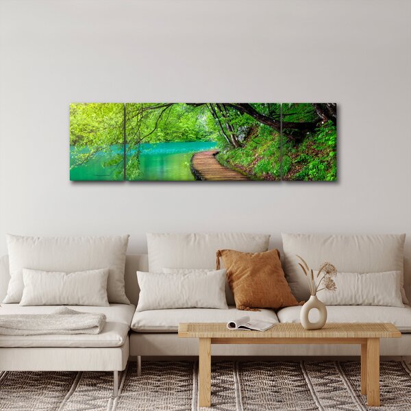 Obraz - Plitvická jezera (170x50 cm)