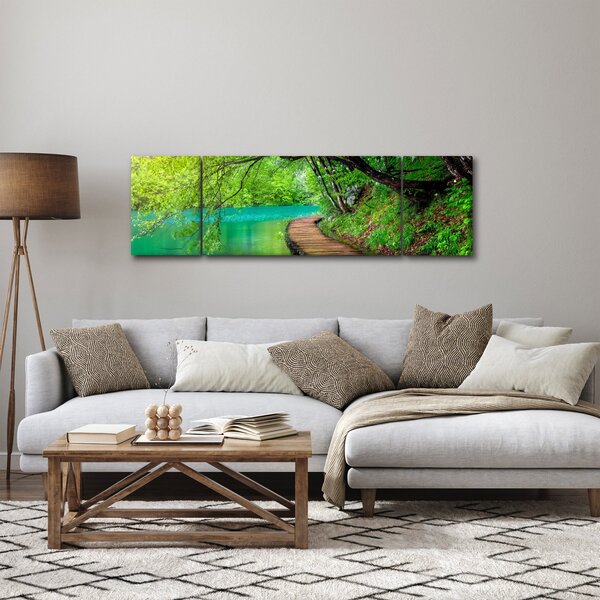 Obraz - Plitvická jezera (170x50 cm)