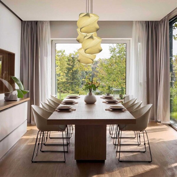 TD Lamps Zippoo E27 textilní závěsné svítidlo 23CM