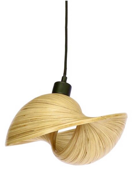 TD Lamps Bamboo E14 bambusové závěsné svítidlo
