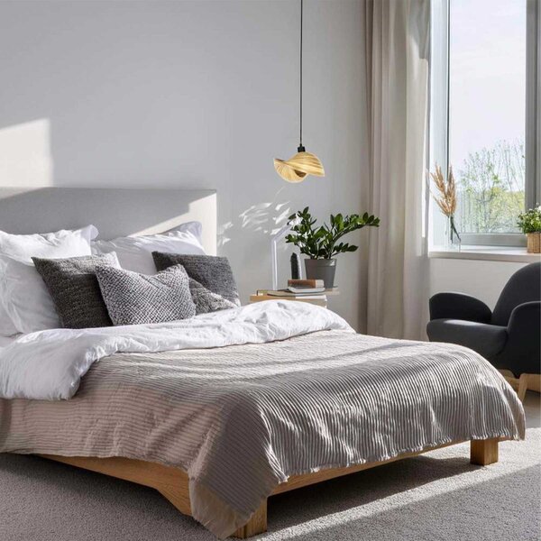 TD Lamps Bamboo E14 bambusové závěsné svítidlo
