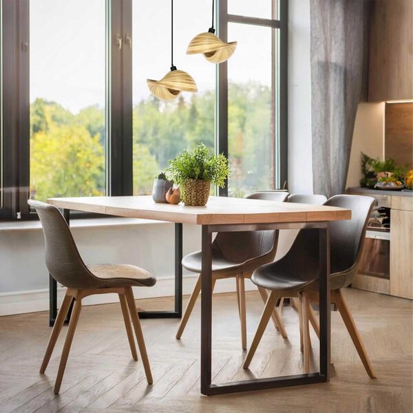 TD Lamps Bamboo E14 bambusové závěsné svítidlo