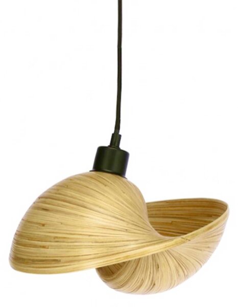 TD Lamps Bamboo E14 bambusové závěsné svítidlo