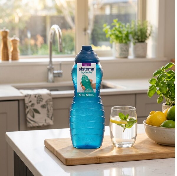 Sistema Láhev Hydrate Davina Twist n Sip 700 ml, modrá