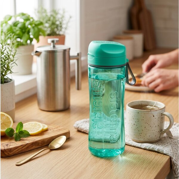 Sistema Tritanová láhev s poutkem Hydrate Swift Flip Top 600 ml, mátová