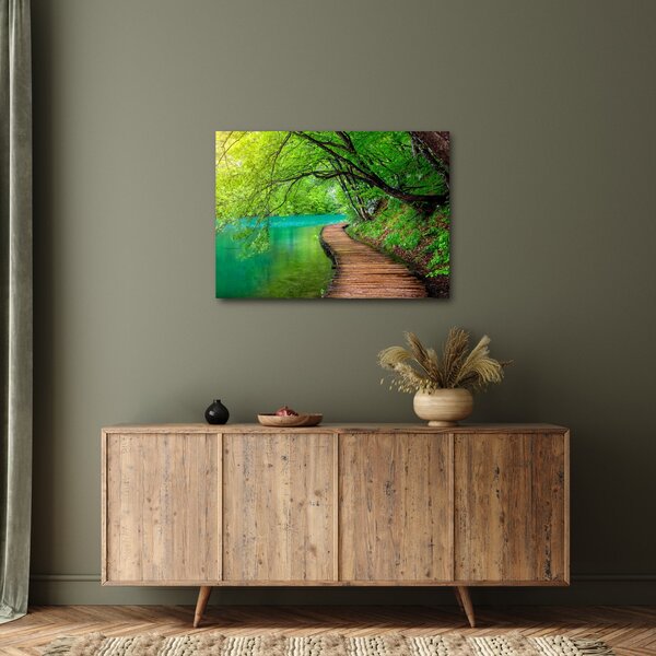 Obraz - Plitvická jezera (70x50 cm)