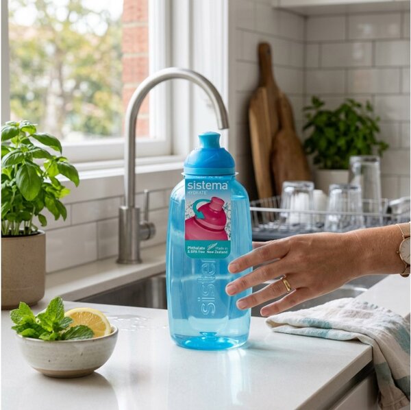 Sistema Láhev Hydrate Itsy Twist n Sip 380 ml, modrá