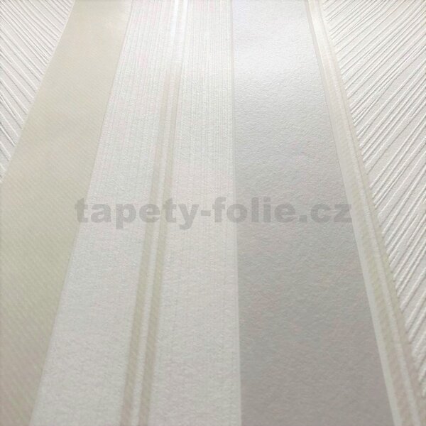 Vliesové tapety na zeď IMPOL Wall We Love 2 10139-31, pruhy strukturované šedo-béžovo-bílé, rozměr 10,05 m x 0,53 m, Erismann