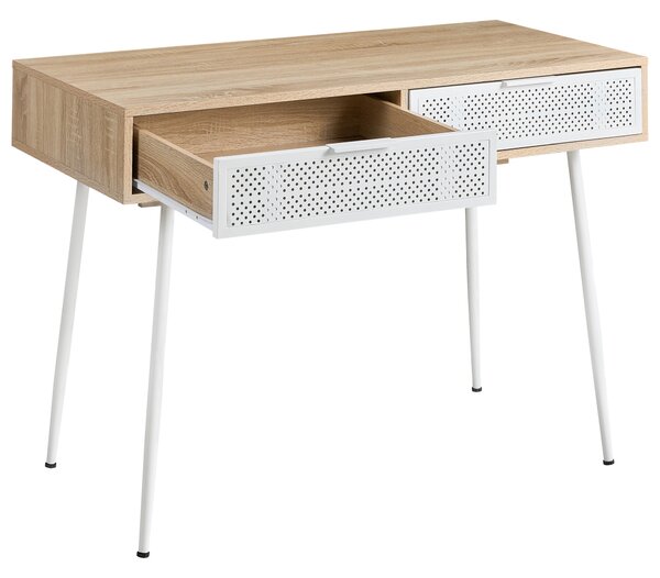 Pracovní stůl CHULA Světle hnědá 110 cm 52 cm