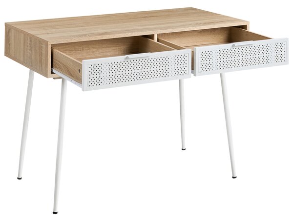 Pracovní stůl CHULA Světle hnědá 110 cm 52 cm