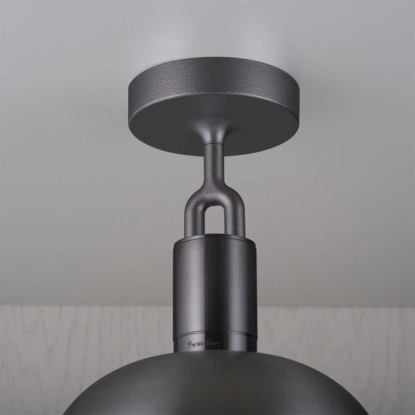 Buster & Punch Forked Globe Shade E27 stropní opálové svítidlo AntracitováL