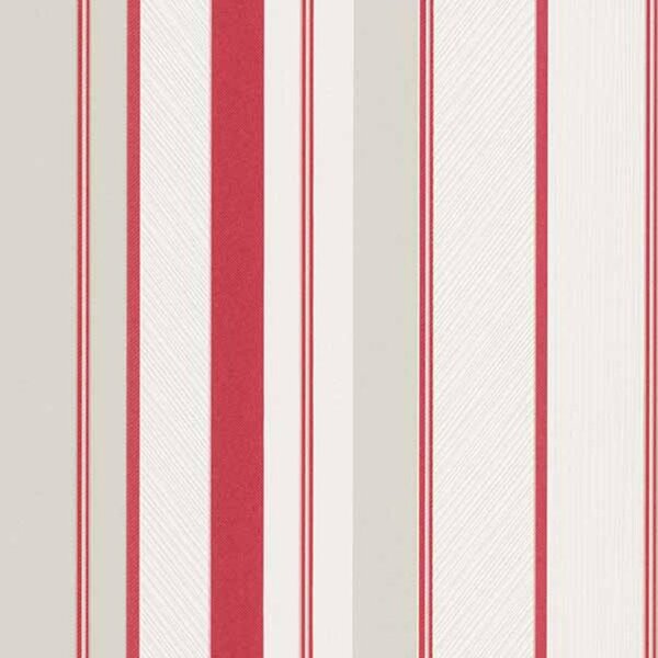 Vliesové tapety na zeď IMPOL Wall We Love 2 10139-06, pruhy strukturované červeno-šedo-bílé, rozměr 10,05 m x 0,53 m, Erismann