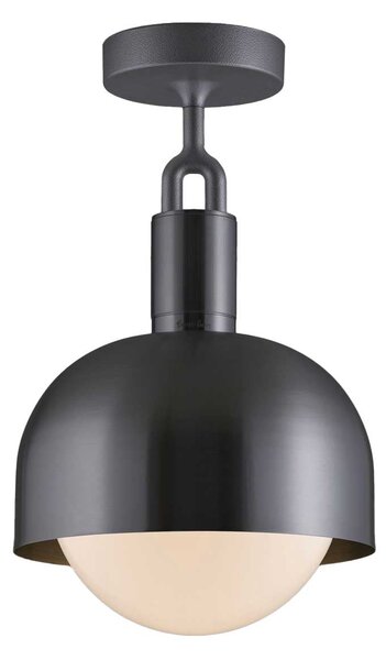 Buster & Punch Forked Globe Shade E27 stropní opálové svítidlo AntracitováL
