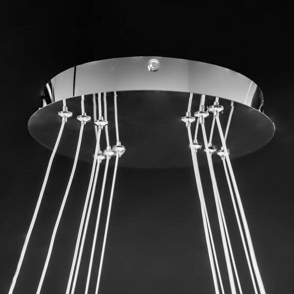 Toolight Závěsná křišťálová lampa + dálkové ovládání APP772-3CP