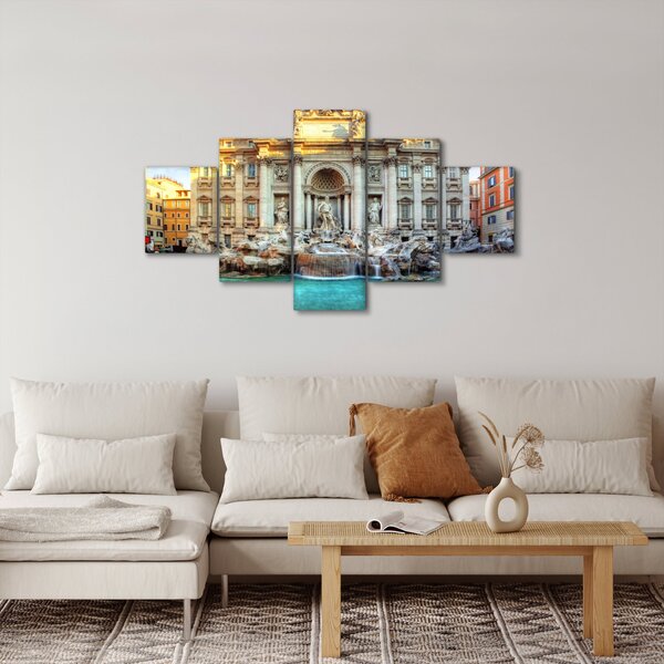 Obraz - Fontána di Trevi (125x70 cm)