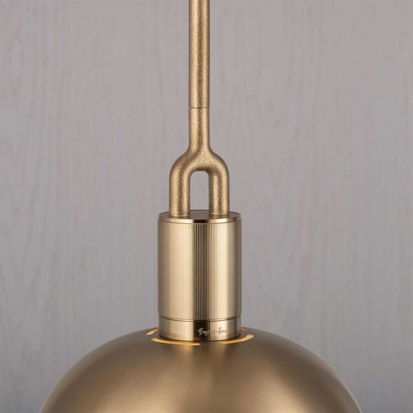 Buster & Punch Forked Globe Shade E27 závěsné svítidlo MosazOpálová⌀250mm