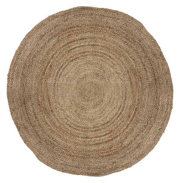 Jutový kulatý koberec, Ø 120 cm