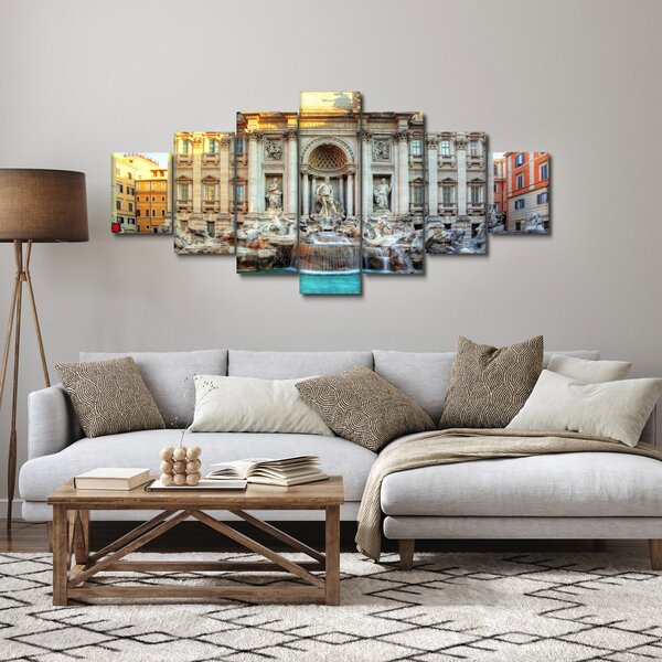 Obraz - Fontána di Trevi (210x100 cm)