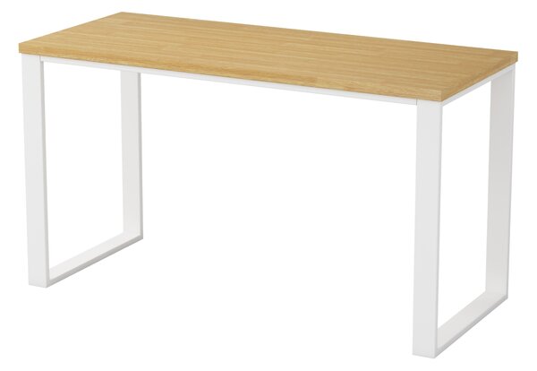 Kancelářský stůl Houseland Nuvia Home 05 140 cm dub/bílý