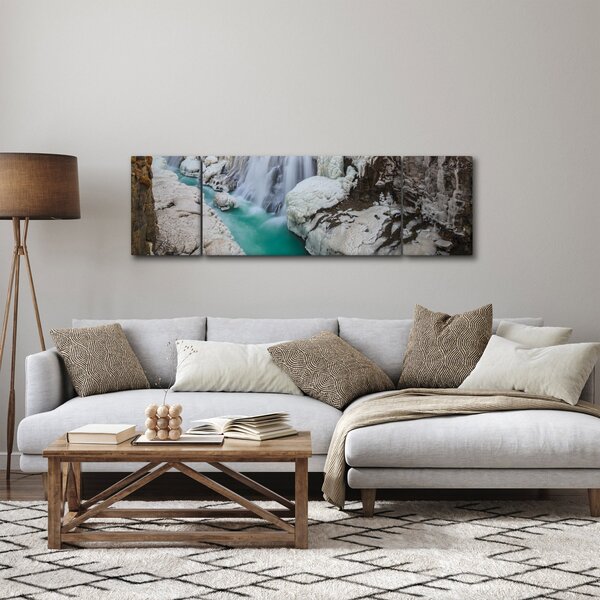 Obraz - Islandská příroda (170x50 cm)