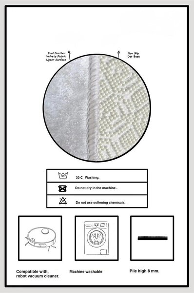 Černá/krémová koupelnová předložka 60x100 cm Morpho – Foutastic