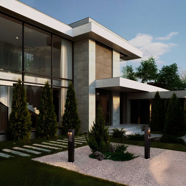 Nova Luce Maddi LED sloupkové svítidlo IP65 60CMCorten