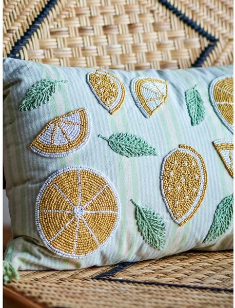 Bavlněný dekorační polštář 35x50 cm Lemon – Bloomingville