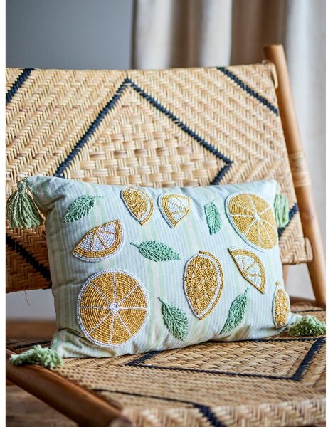 Bavlněný dekorační polštář 35x50 cm Lemon – Bloomingville