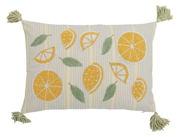Bavlněný dekorační polštář 35x50 cm Lemon – Bloomingville
