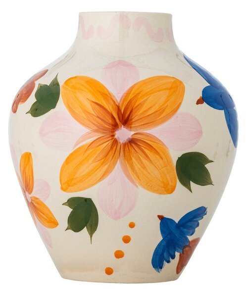 Ručně malovaná váza z kameniny (výška 27 cm) Maricala – Bloomingville
