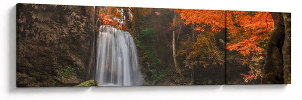 Obraz - Vodopád v Thajsku (170x50 cm)