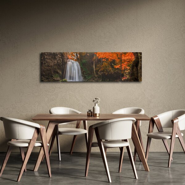 Obraz - Vodopád v Thajsku (170x50 cm)