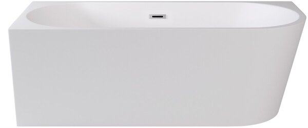 Besco Zoya vana ke stěně 150x75 cm obdélníková bílá #WAS-150-ZL